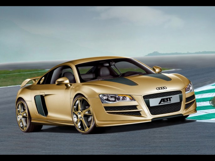Audi R8 ABT Gold