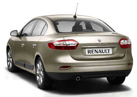 Renault-Fluence din spate...