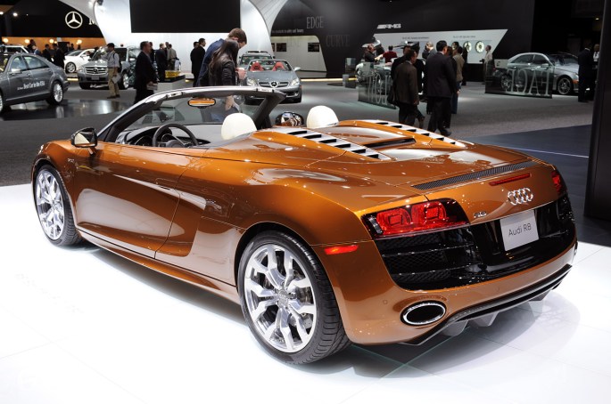 audi r8 spyder detroit 2